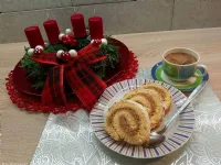 Fotografija recepta: Preprosta, ampak odlična jabolčna rolada