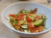 Fotografija recepta: Pekoča tajska korenčkova solata