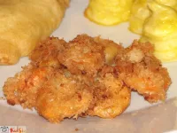 Fotografija recepta: Ocvrti škampovi repki