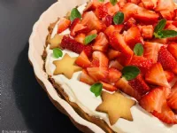 Fotografija recepta: Jogurtova pita z jagodami