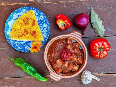 Vegetarijanski golaž s sirom za žar