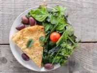 Fotografija recepta: Slan bučkin narastek z rikoto in feta sirom