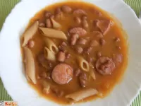 Fotografija recepta: Pašta s fižolom