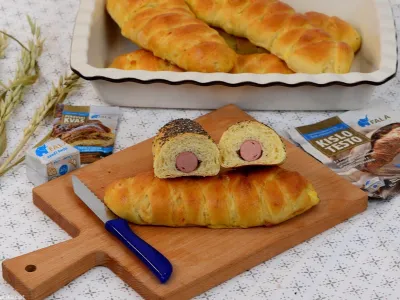 Hrenovka štručke z makom