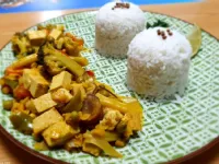 Fotografija recepta: Jernejev zelenjavni curry