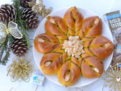 Bučna zvezdica z orehi