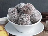 Fotografija recepta: Miške s kokosom in čokolado