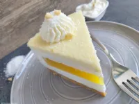 Fotografija recepta: Kokosovo mangova torta brez peke