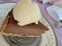 Fotografija recepta: Čokoladno-kostanjeva pita