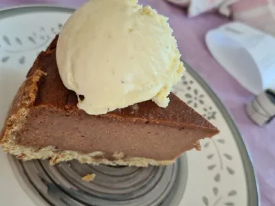 Čokoladno-kostanjeva pita