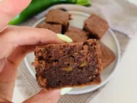 Fotografija recepta: Sočno čokoladno pecivo iz bučk