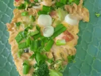 Fotografija recepta: Fritata s čičerikinimi makaroni