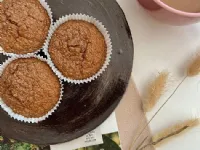 Fotografija recepta: Bolj zdravi bananini muffini z Nutello