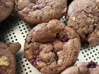 Fotografija recepta: Čokoladni muffini z malinami brez sladkorja 