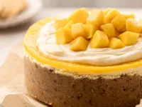 Fotografija recepta: Mango cheesecake brez peke