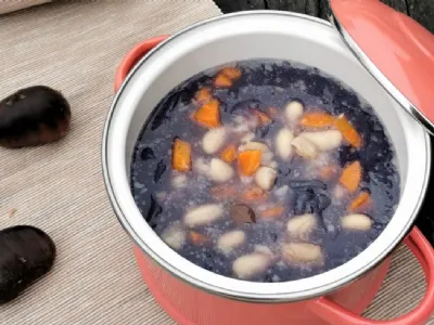 Enolončnica iz kisanega rdečega zelja