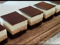 Fotografija recepta: Banoffee puding kocke