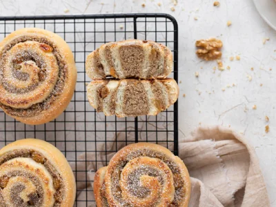 Veganski orehovi polžki