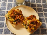 Fotografija recepta: Preprosta umešana jajca na popečenem toastu