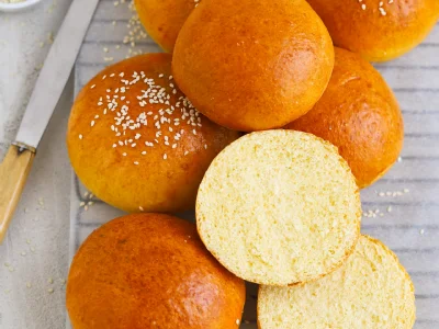 Domače burger bombete