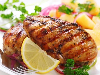 Piščančje meso na žaru