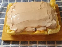 Fotografija recepta: Jogurtova sladica v listnatem testu 