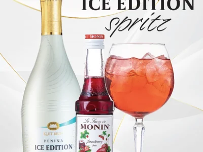 Osvežilni jagodni mehurčki