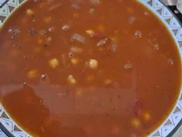 Fotografija recepta: Fižolova enolončnica s čičeriko