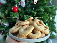 Fotografija recepta: Mandljevi piškoti - rogljički