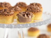 Fotografija recepta: Čokoladne košarice z Baileysom