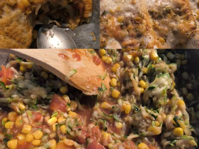 Tortilje z bučkami in gorgonzolo