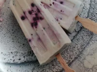 Fotografija recepta: Ledeni jogurt z borovnicami