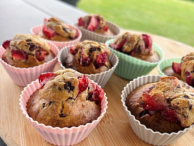 Sadni muffini iz airfryerja