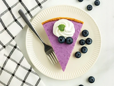Cheesecake z borovnicami
