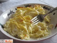 Fotografija recepta: Široki rezanci s skuto in jajci