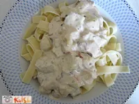 Fotografija recepta: Široki rezanci z bučkami