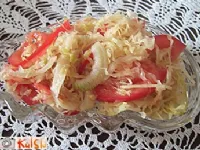 Fotografija recepta: Solata iz kislega zelja