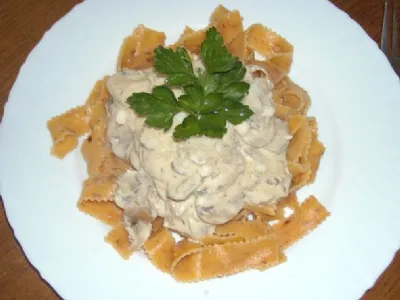 Pašta s šampinjoni