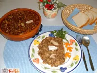 Fotografija recepta: Fižol z jurčki