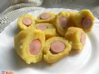 Fotografija recepta: Hrenovke v krompirjevem testu