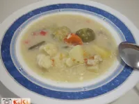 Fotografija recepta: Zelenjavna juha s kislo smetano
