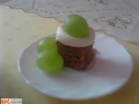 Fotografija recepta: Pečen puding s sadjem