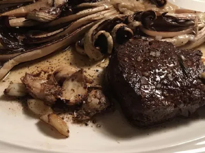 Treviški radič v pečici