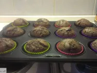 Fotografija recepta: Čokoladno-čokoladni mafini