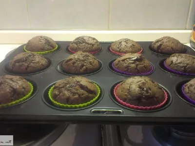 Čokoladno-čokoladni mafini