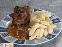 Fotografija recepta: Jagnjetina s čebulo