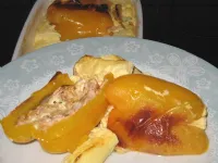 Fotografija recepta: Polnjene paprike s skuto