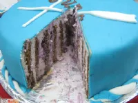 Fotografija recepta: Jagodna torta s čokoladnimi ostružki