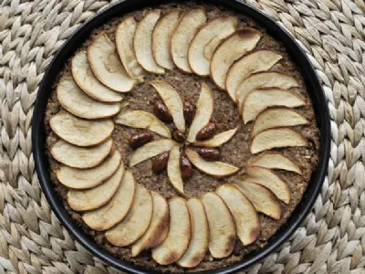 Prosena kaša pečena z jabolki