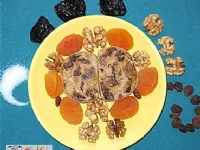 Fotografija recepta: Oblati s suhim sadjem